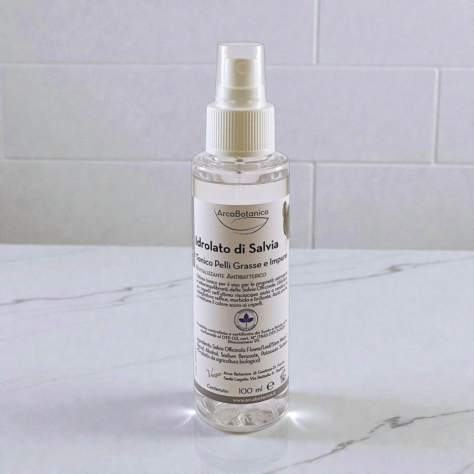 Idrolato di Salvia Biologico 100 ml - 2 flaconi