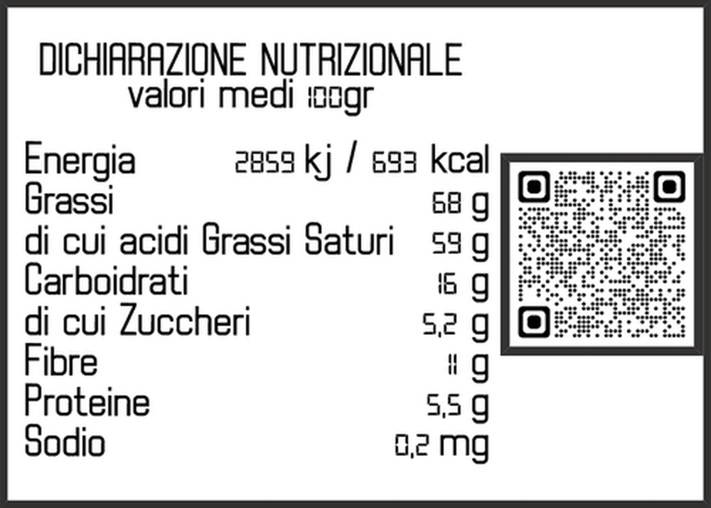 Cocco a Fette Essiccate