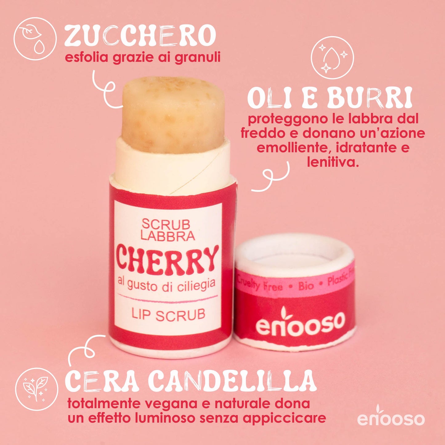 Lippenpeeling + Rouge Ruby Glow