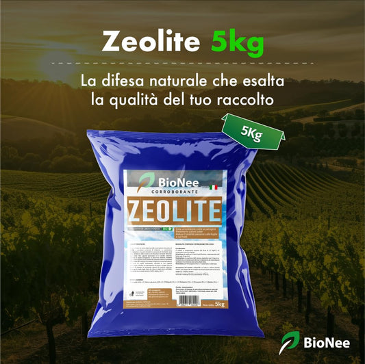 Zeolite for agriculture x 5 KG - Rock powder, Natural defense booster with insecticidal and fungicidal effect - For vegetable garden and plants - ORGANIC
