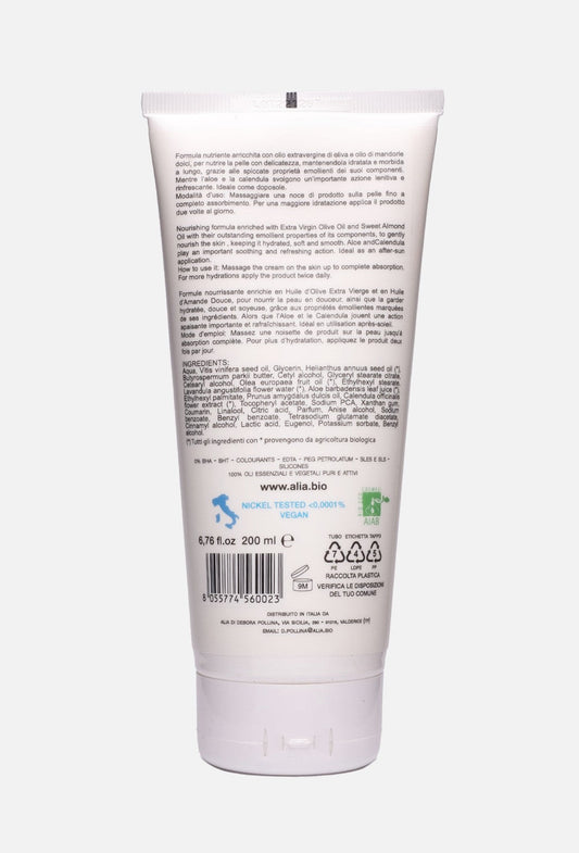 Crème Corps Nourrit et Hydrate Alia Skin Care