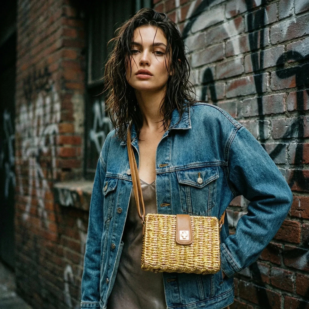 Natural Straw Handbag