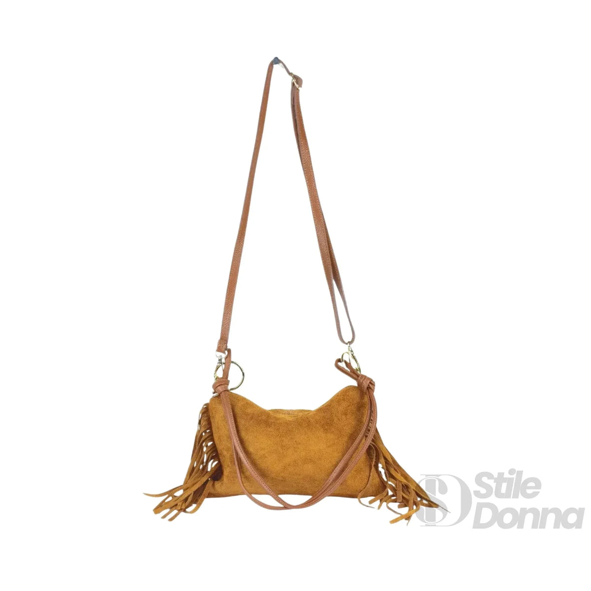 Camilla Boho Suede Bag with Fringes