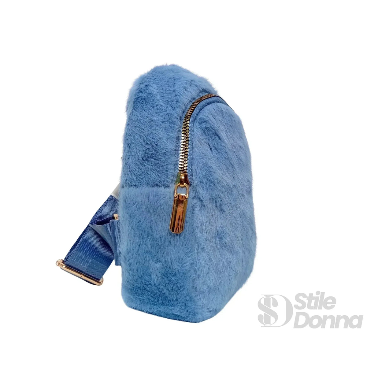 Mini-Tasche aus Kunstpelz