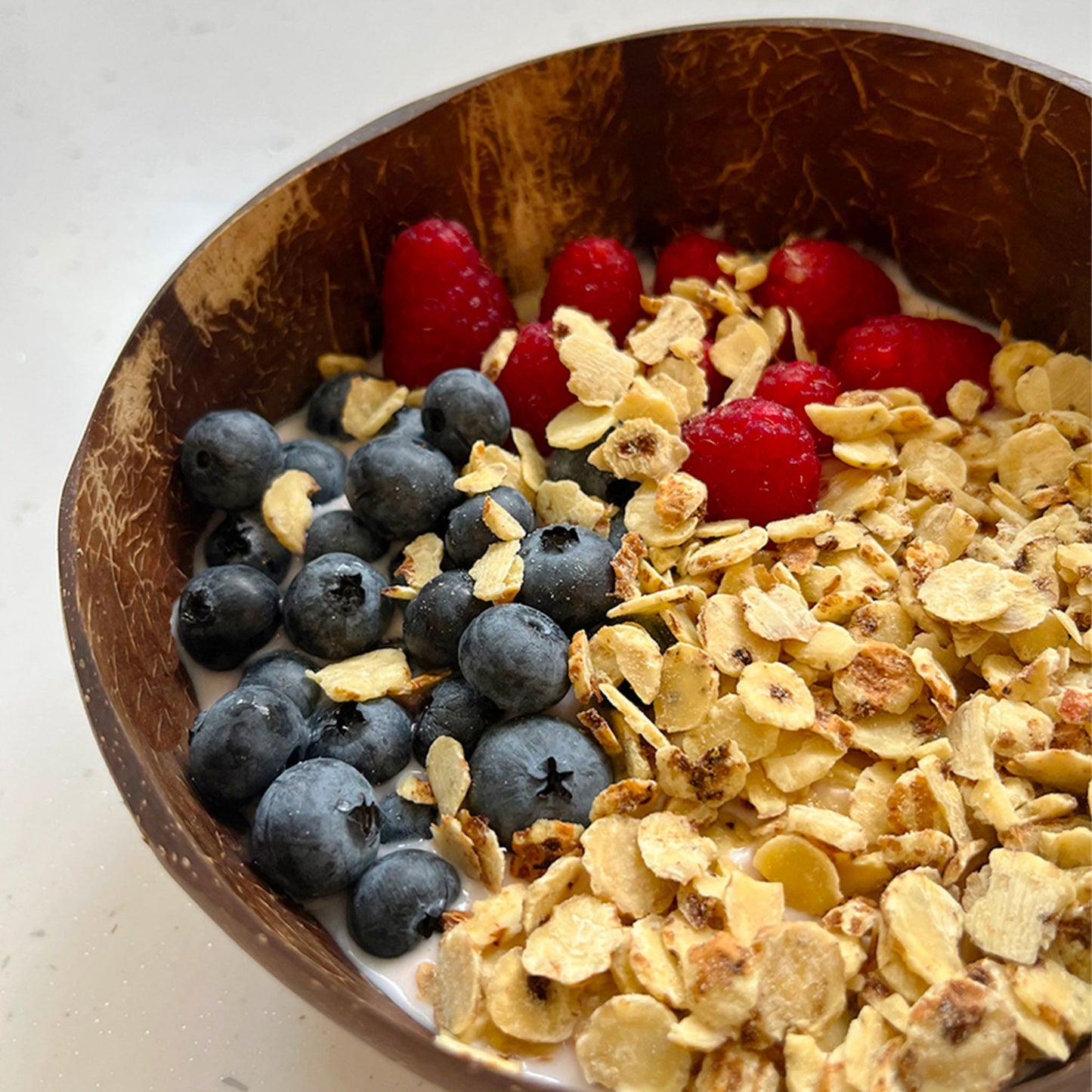 Bol en noix de coco artisanal iHealthy – Ensemble bol et cuillère écologique