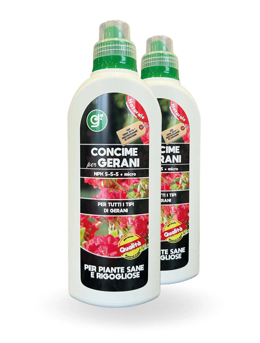 Concime Gerani GER1 🌺⚡ - Boost Crescita Gerani - 1 lt