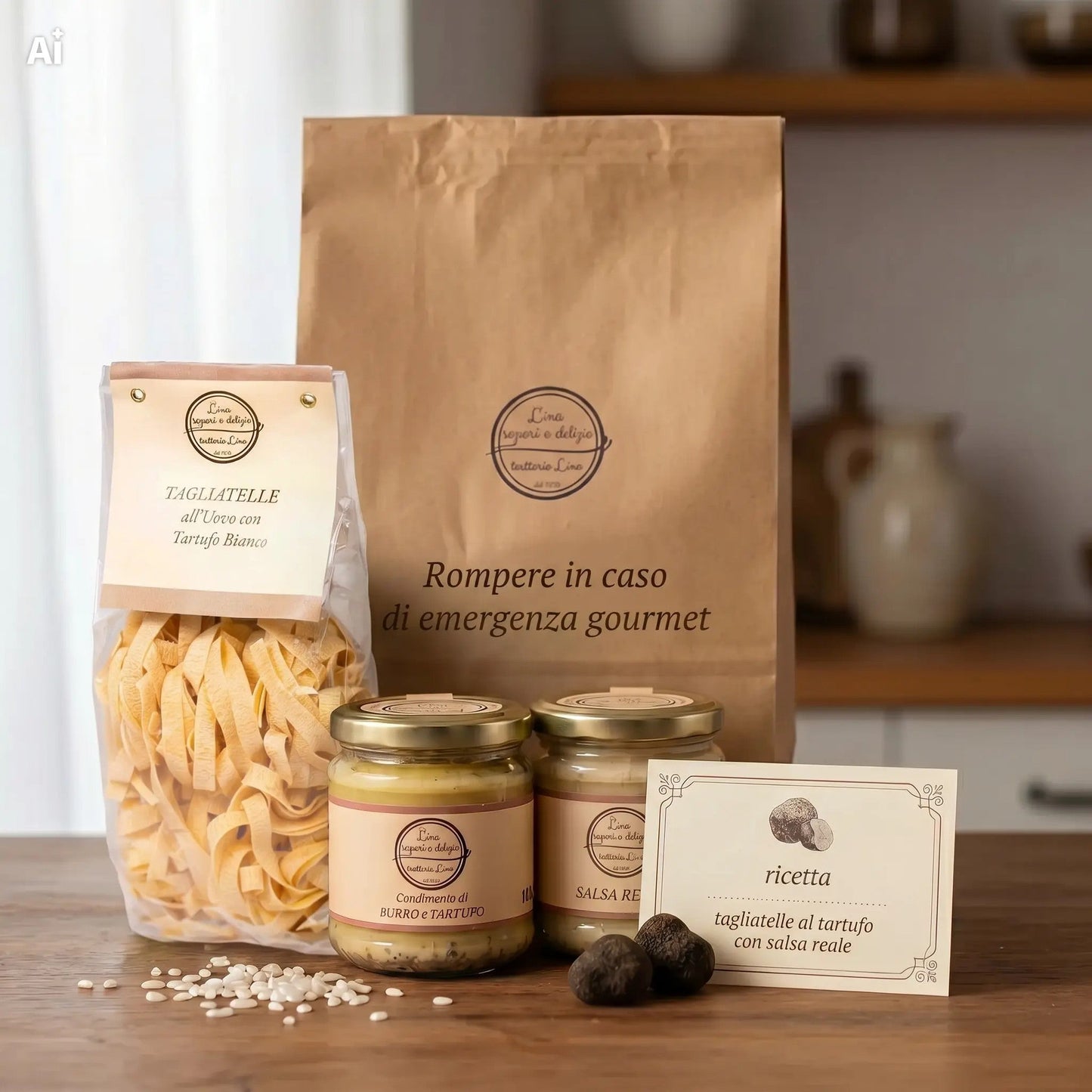 Rompere in caso di emergenza gourmet