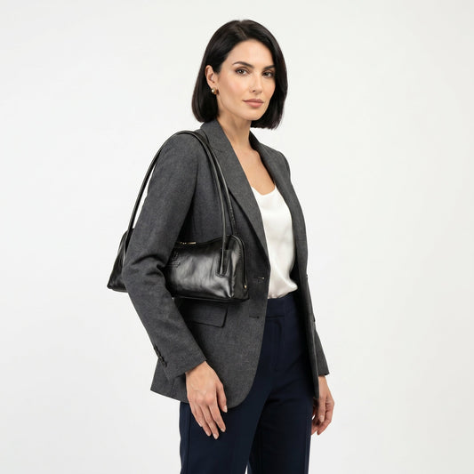Lucy Genuine Leather Crossbody Bag