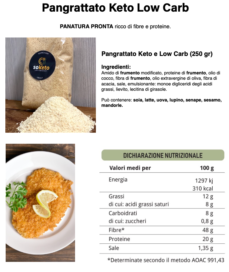 Keto Low Carb Breadcrumbs (250g)