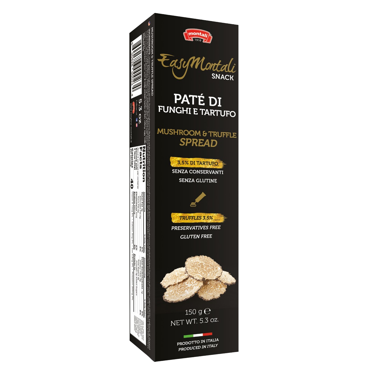 Patè di funghi e tartufo - 12 unità-Natura Bio Italia