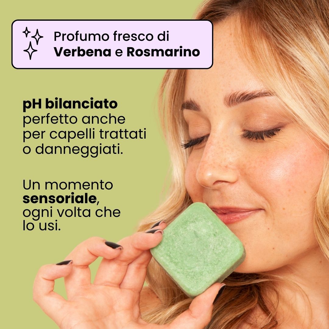 Belebendes festes Shampoo