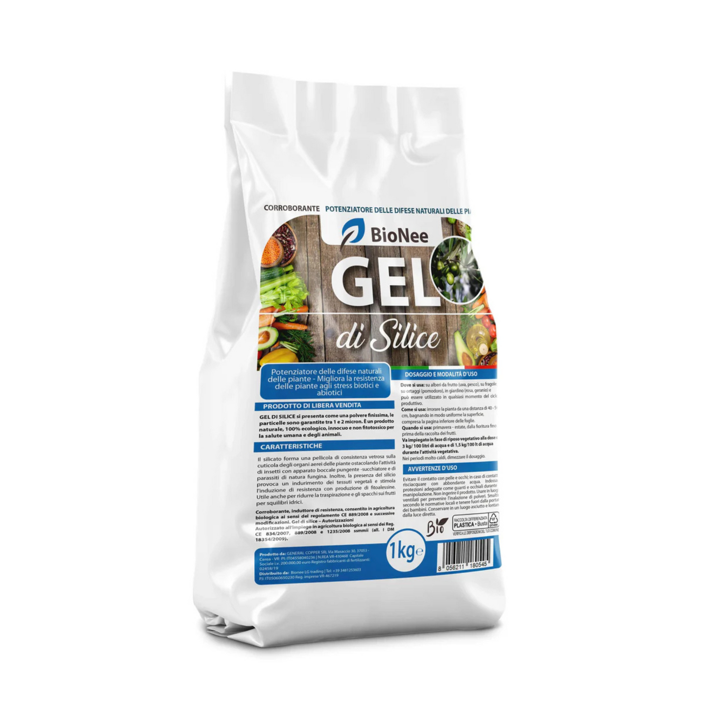 Gel de Silice pour agriculture x 1 KG - Poudre de roche, Renforceur des défenses naturelles Effet Insecticide et Fongicide - Pour Potager et Plantes - BIO