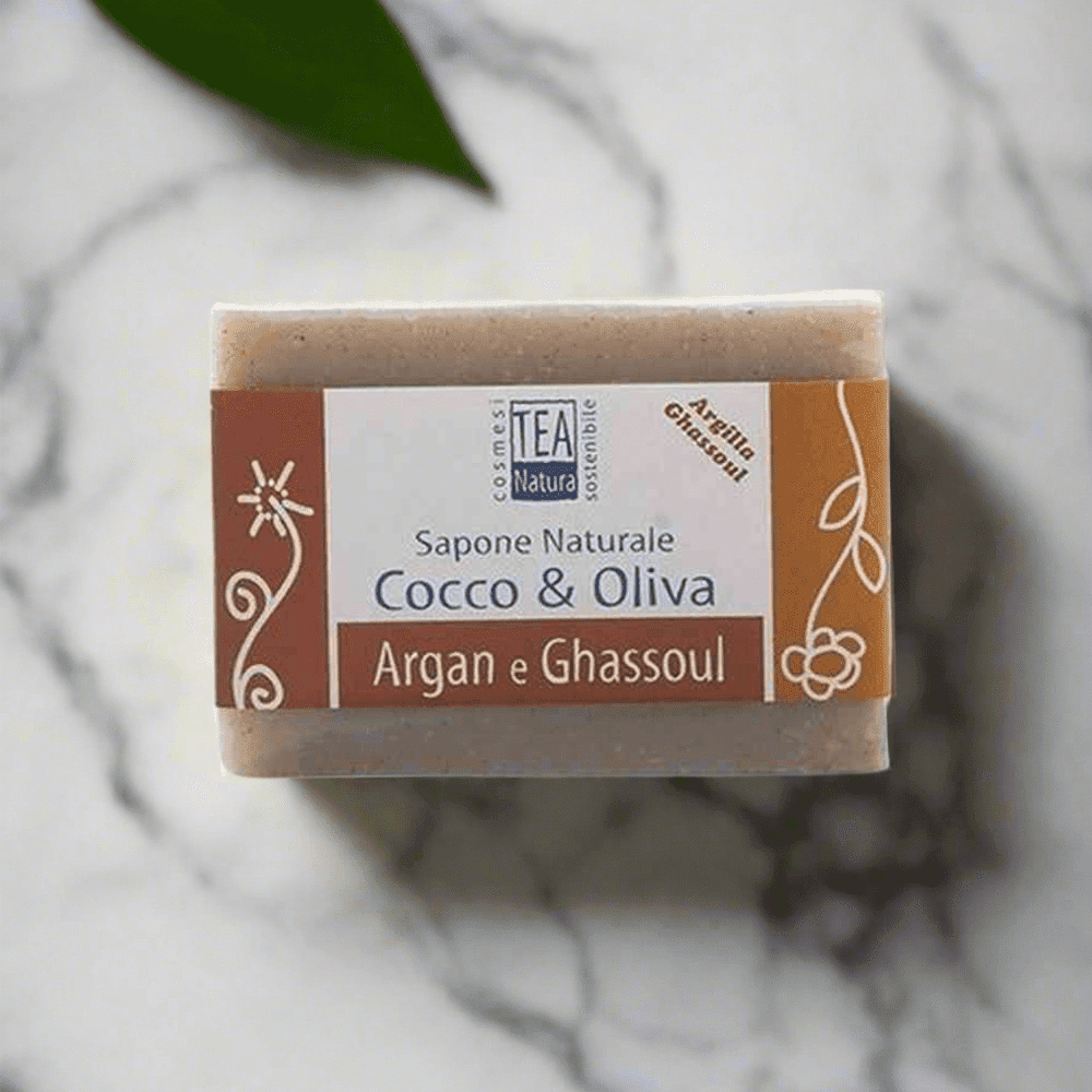 Jabón Natural de Argán y Ghassoul - TeaNatura