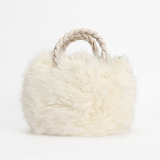 Handtasche aus Kunstpelz