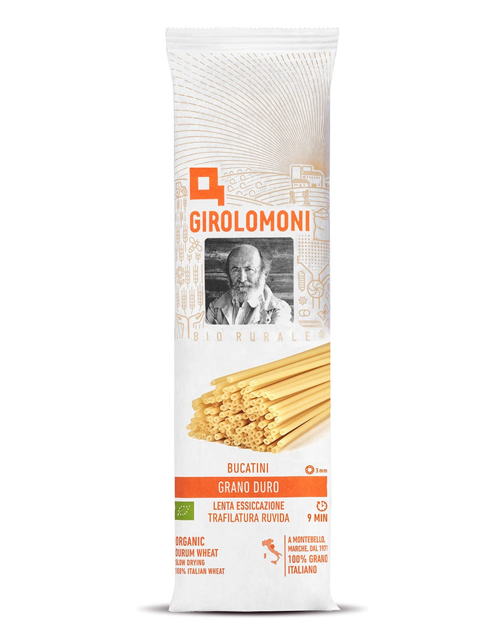 Bucatini BIO extrusión rugosa - Girolomoni