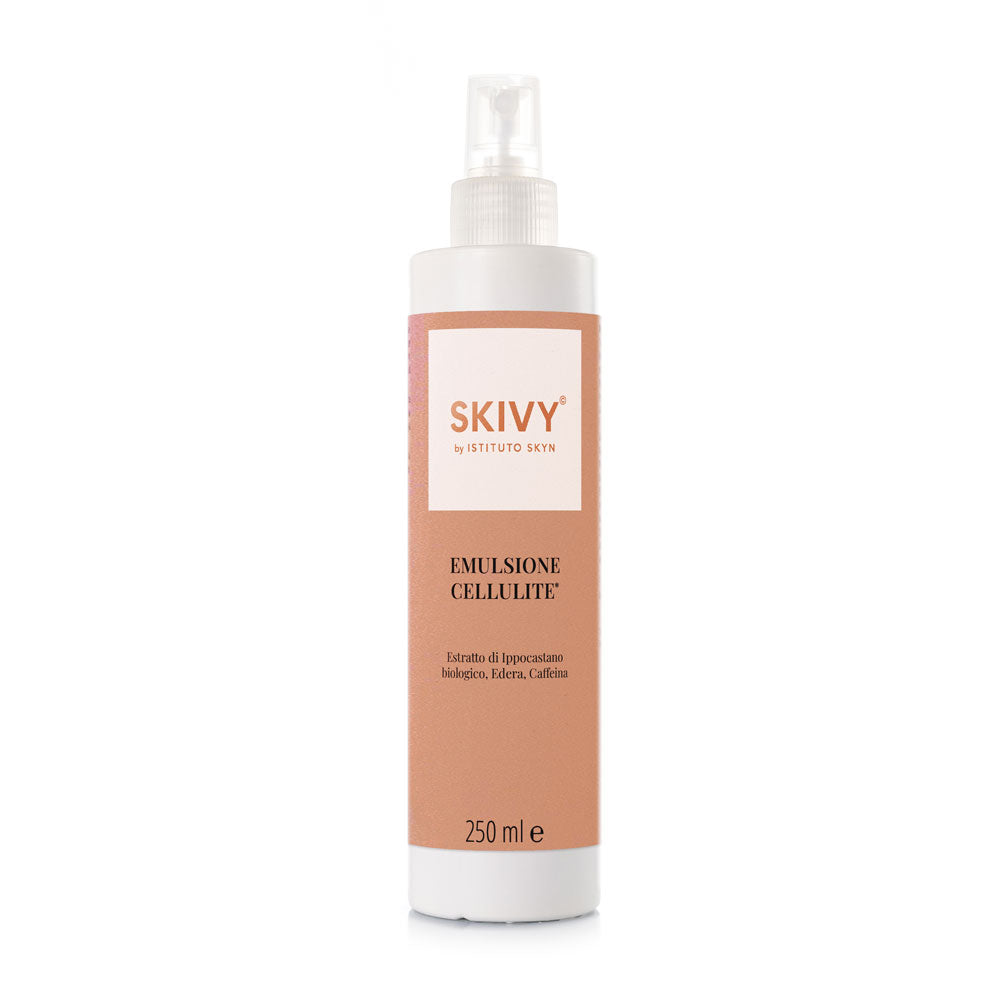 Emulsione Cellulite Spray – Attivi Naturali Rassodanti & Drenanti – 250 ml – SKIVY COSMETICS