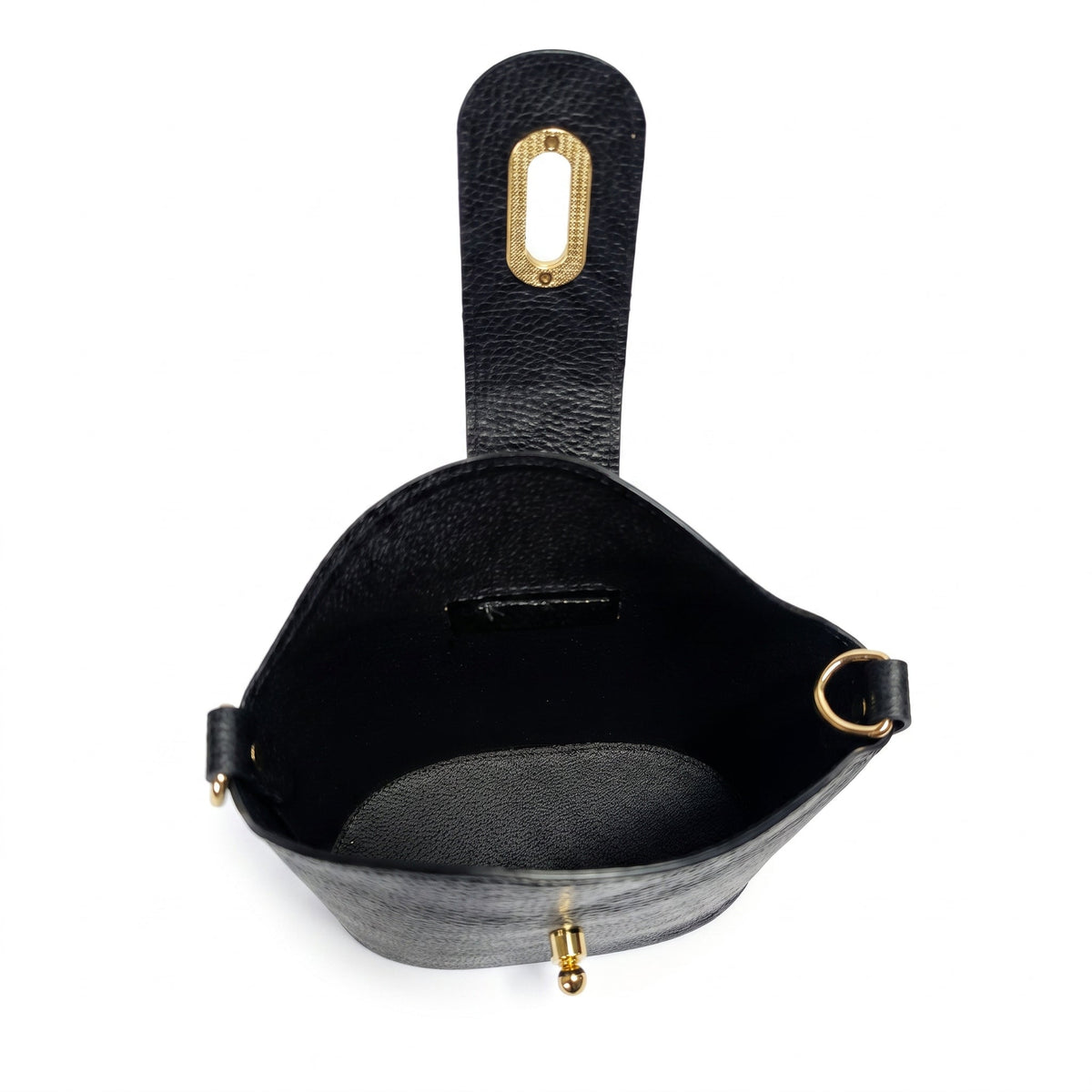 Emma Sac en cuir véritable avec fermeture à torsion