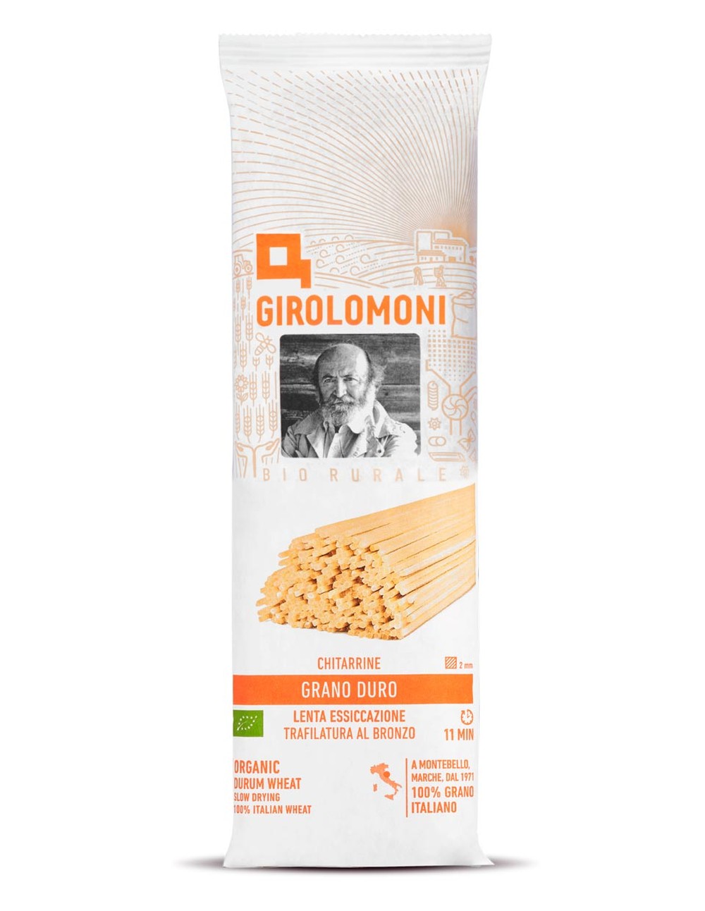 Chitarrine BIO extrusión rugosa - Girolomoni
