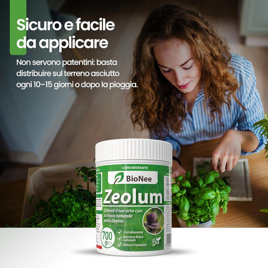 Zeolum – Barrière Naturelle à Base de Zéolite pour Potager et Jardin | Renfort Anti-Limaces pour Usage Amateur | Poudre Sèche ou Pulvérisée | Agriculture Biologique