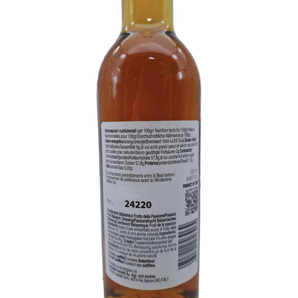 Condimento balsámico de fruta de la pasión 250ml