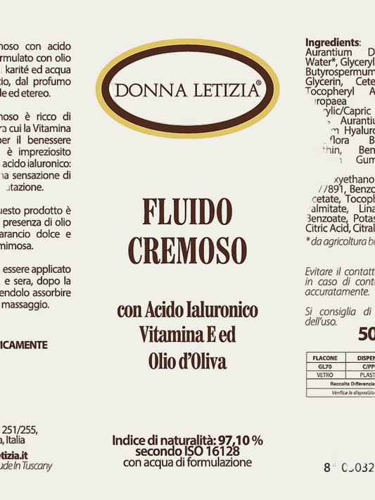 Siero Cremoso con Acido Ialuronico e Vitamine