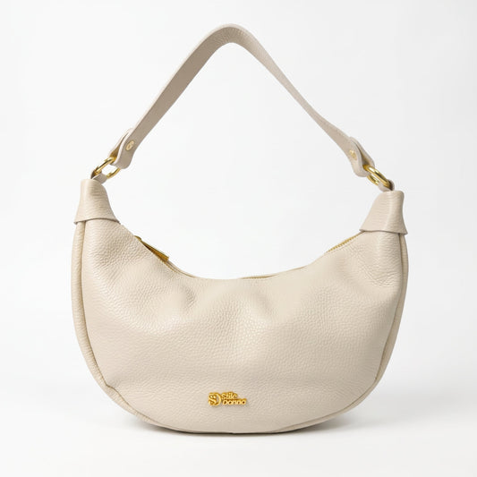 Giulia Genuine Leather Crescent Bag