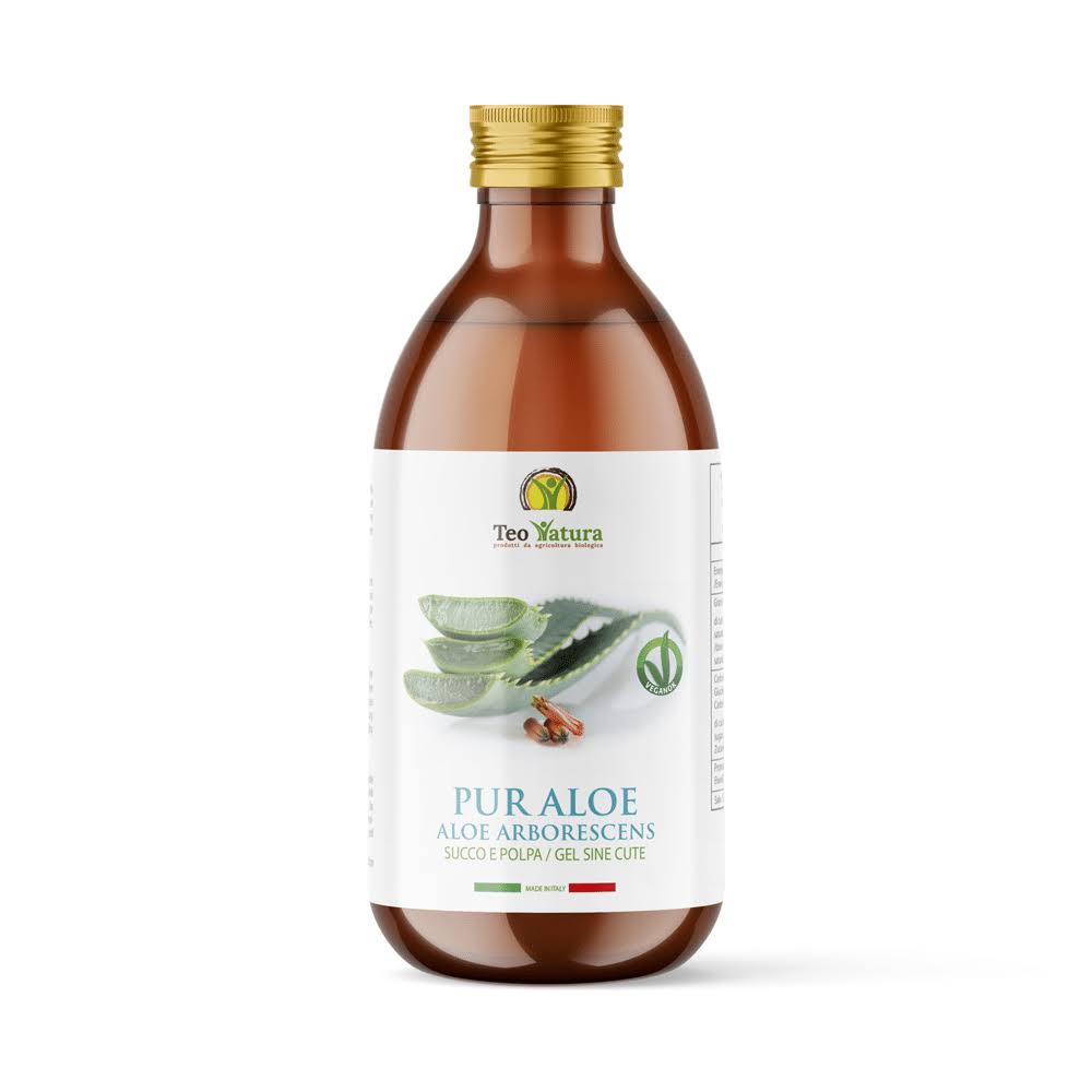 Zumo Puro de Aloe Arborescens Orgánico | "PUR ALOE" | 500 ml