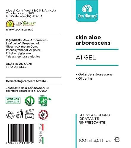 Gel Aloe Arborescens Bio para Rostro y Cuerpo 100ml | A1 Gel