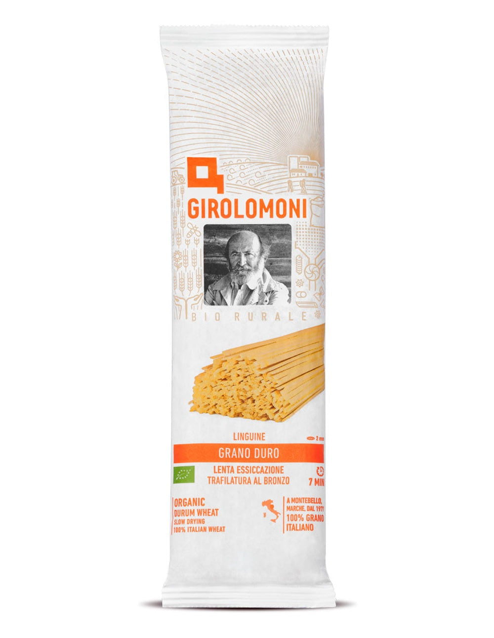 Organic Rough-Hole Extruded Linguine - Girolomoni