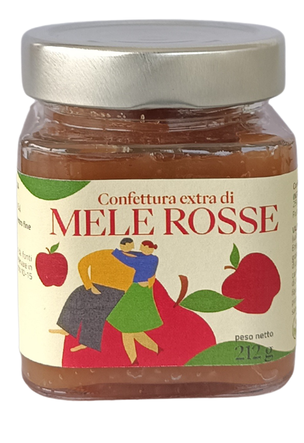 Confettura Extra di Mele Rosse Artigianale - Senza Conservanti