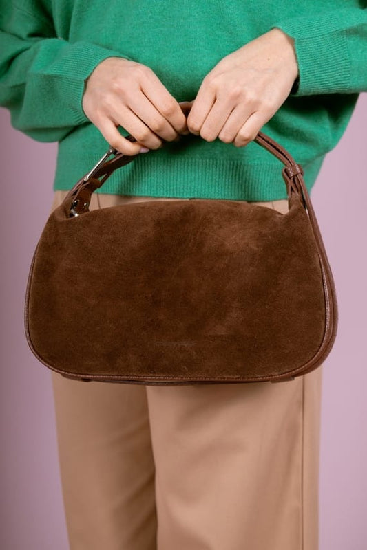 Montepulciano – Hobo Tasche aus italienischem Wildleder