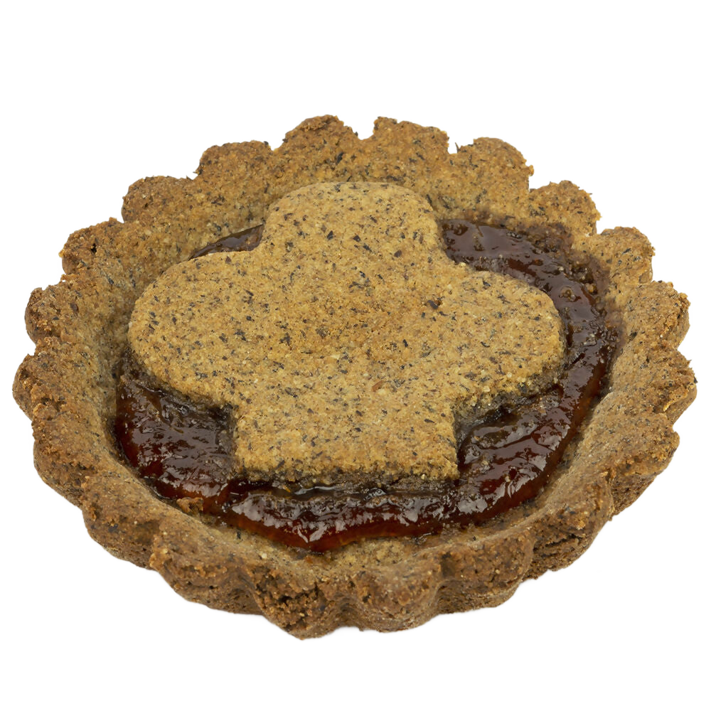 Crostatina di grano saraceno con confettura di frutti di bosco 70g - Confezione da 6 pezzi.