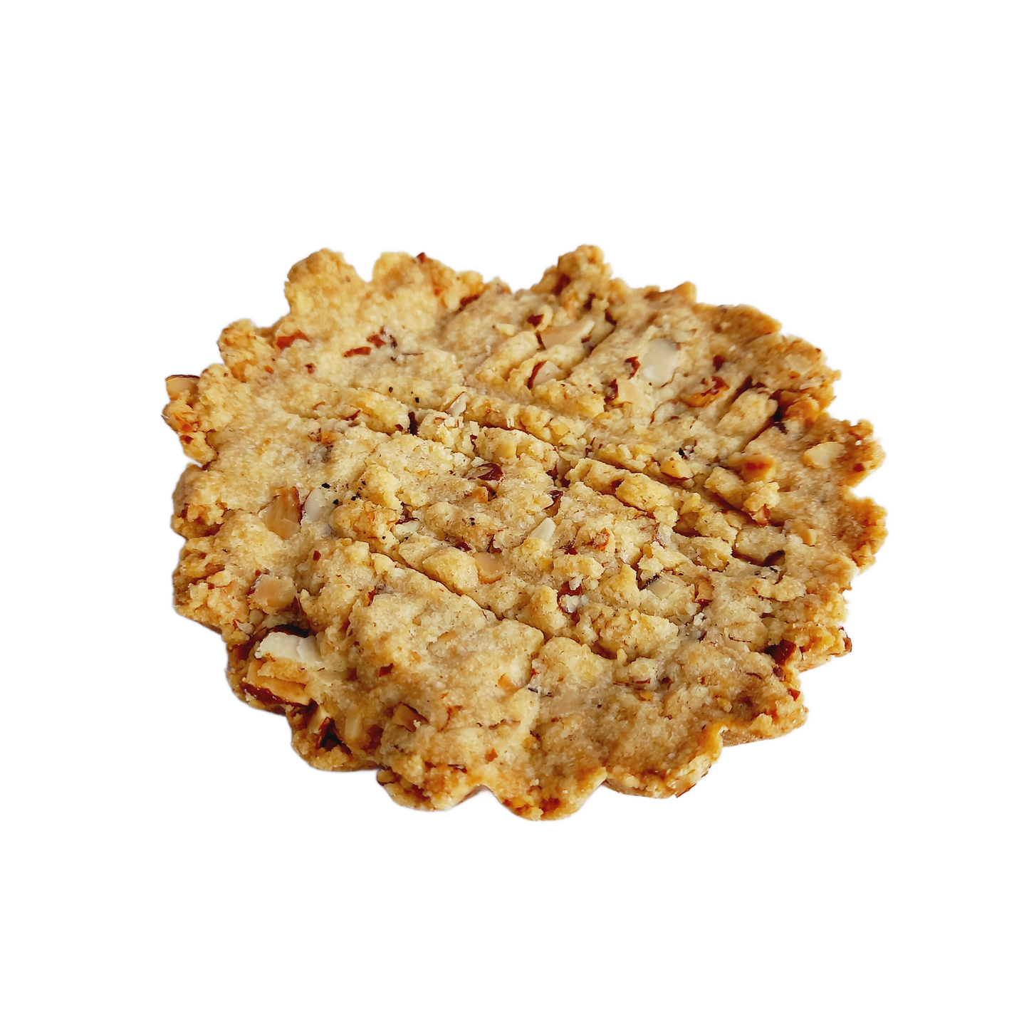 Torta Sbrisolina BIO con nocciole e mandorle 50g - Confezione da 6 pezzi (300g).