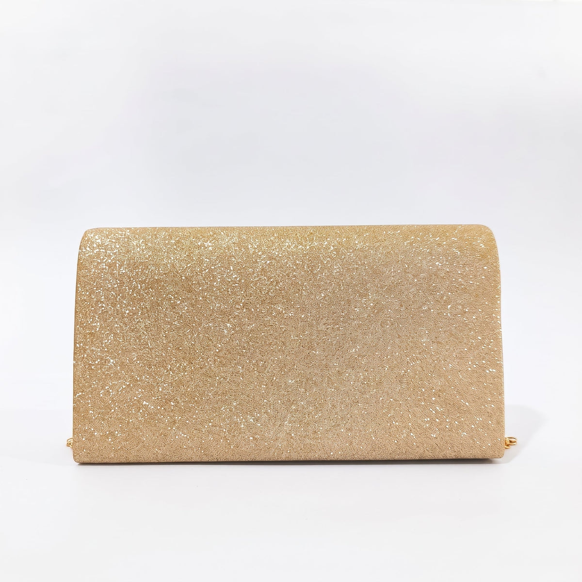 Clutch envelope com strass dourado