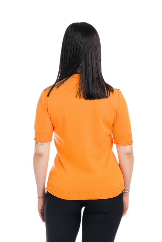 Helen: camiseta de mujer de manga corta de verano en algodón gasificado