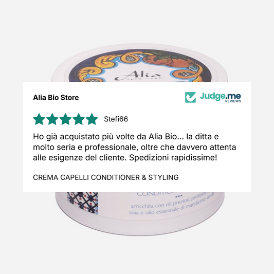 Crema Capelli Conditioner e Styling Bio Alia Skin Care