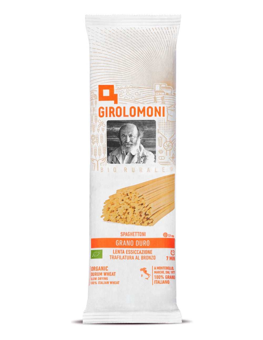 Spaghettoni BIO con trafilado rugoso - Girolomoni