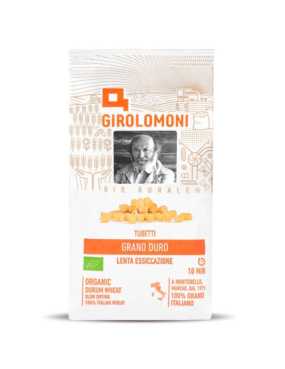 Tubetti BIO con extrusión rugosa - Girolomoni