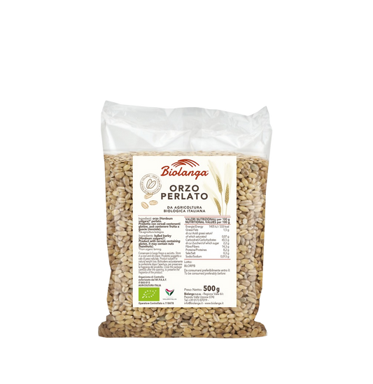Orzo perlato biologico Biolanga per insalate estive