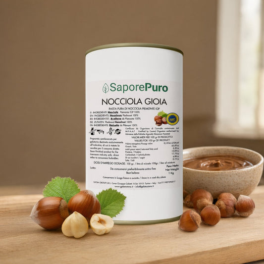 SaporePuro: Paste 100% Pure di Nocciola, Pistacchio e Mandorla