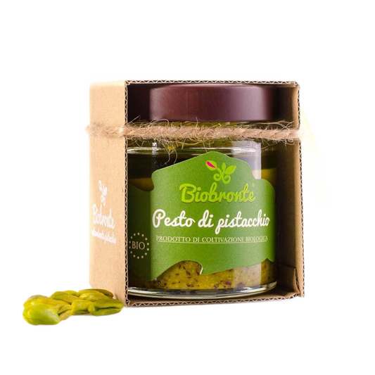 Pesto di pistacchio verde di Bronte DOP Bio A Ricchigia