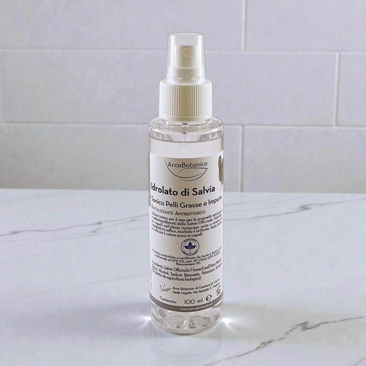 Organic Sage Hydrolate 100 ml - 2 bottles