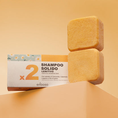 Shampoo Solido Lenitivo per cute Sensibile x2