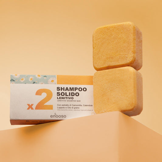 Shampoo Solido Lenitivo per cute Sensibile x2