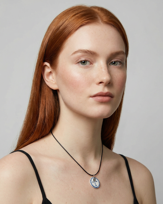 Charm in Porcellana Sole Blu