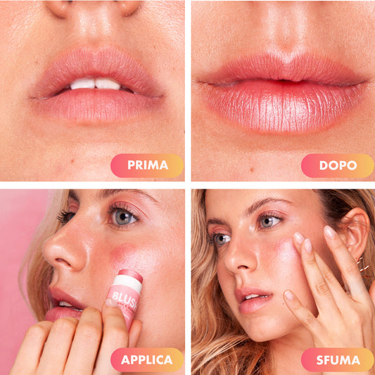 Lip and Cheek Blush - Soft Rose