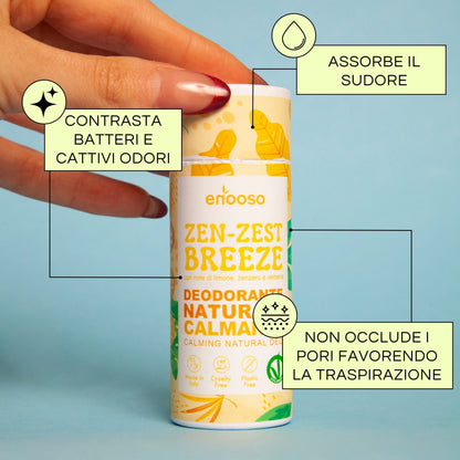 Beruhigendes festes Deodorant - Zen Zest Breeze
