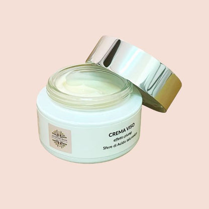 Crema facial antienvejecimiento reafirmante con ácido hialurónico - 50ml