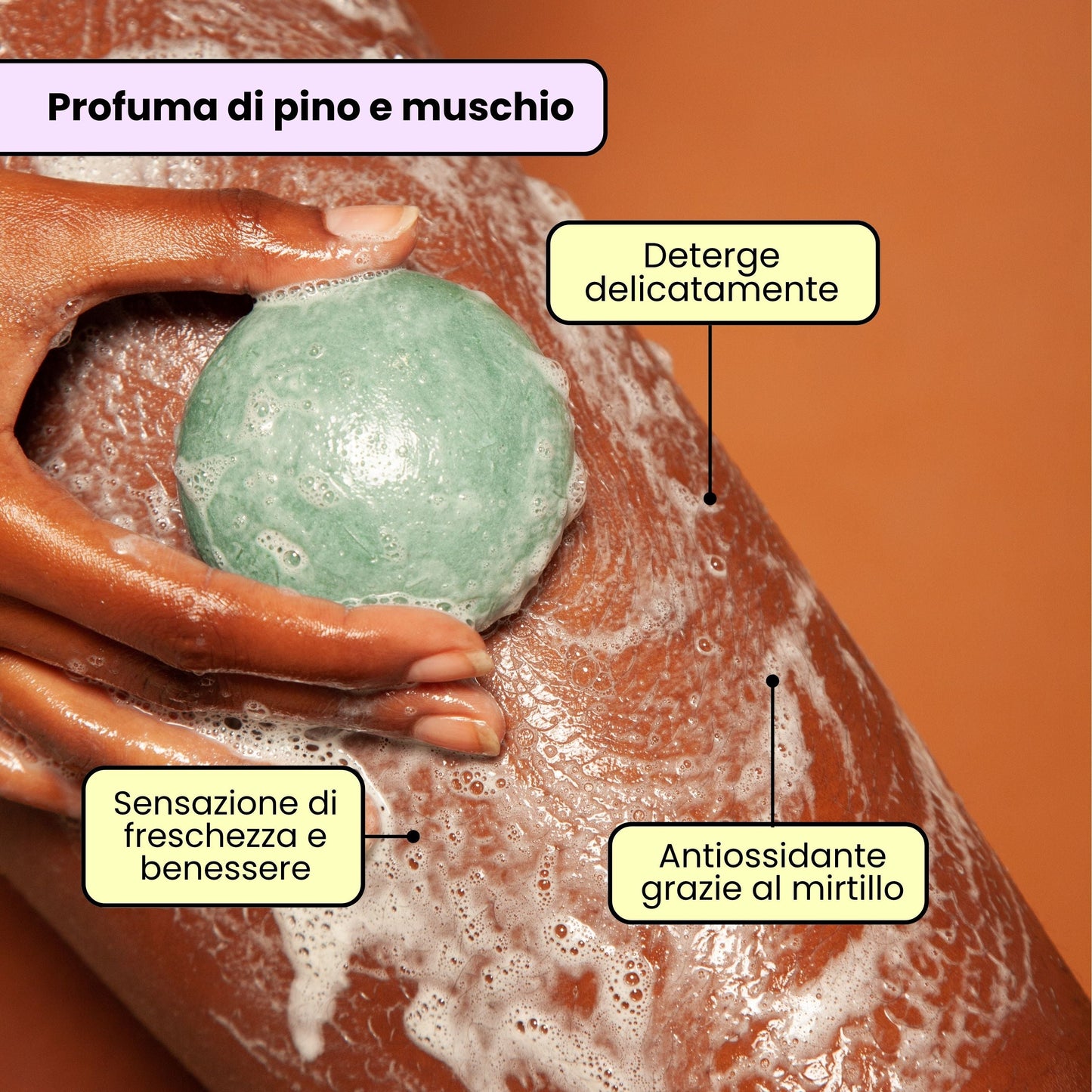 Gel douche rafraîchissant - Chêne, mauve et myrtille