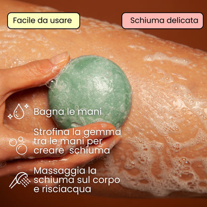 Gel douche rafraîchissant - Chêne, mauve et myrtille